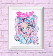 Load image into Gallery viewer, Discounted Bundle of 3 Sad Babes - A4 Size Prints
