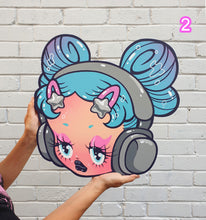 Load image into Gallery viewer, &#39;Beat Maniac&#39; Limited Edition Handmade Wooden Wall Hanging
