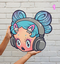 Load image into Gallery viewer, &#39;Beat Maniac&#39; Limited Edition Handmade Wooden Wall Hanging
