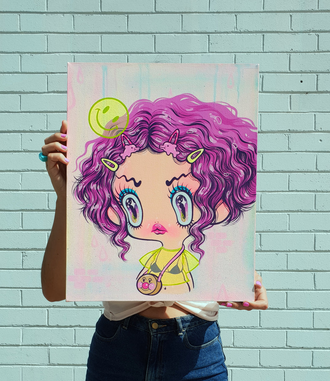 'Hangry' - Original Acrylic on canvas 16