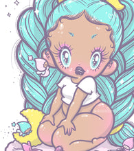 Load image into Gallery viewer, &#39;Kiki ☆ Little Twin Babes&#39; - 11&quot; x 14&quot; Print
