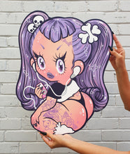Load image into Gallery viewer, &#39;Music is My Boyfriend&#39; Wooden Wall Hanging
