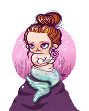 Load image into Gallery viewer, Breastfeeding Mamaid - 8x10&quot; Print
