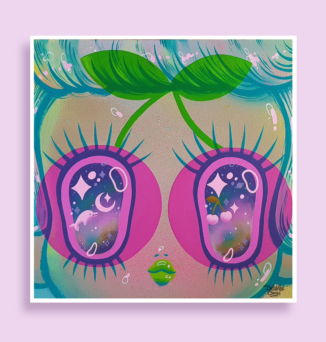 'Day Dreaming' - Mini Poster Print