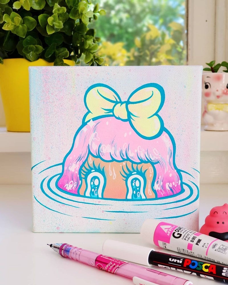 'The Sweet Swamp of Denial' Original Acrylic on canvas 6