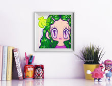 Load image into Gallery viewer, &#39;Green Hair&#39; - 8x8&quot; Print
