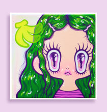 Load image into Gallery viewer, &#39;Green Hair&#39; - 8x8&quot; Print
