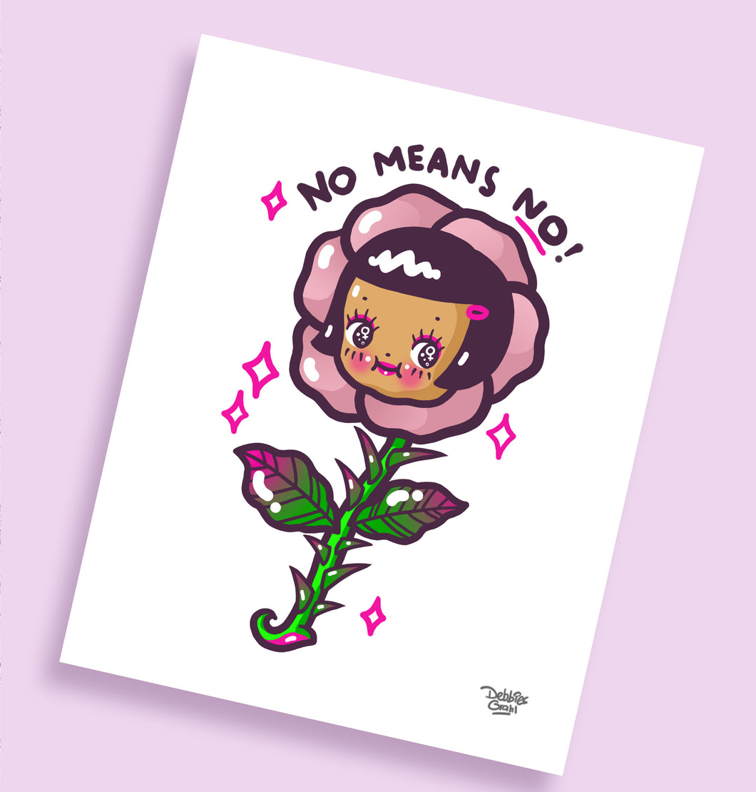 'No means NO!' - 8x10