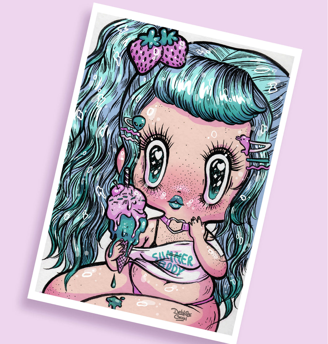 'Summer Body' - A4/A3 Size Print